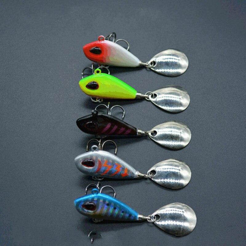 1 шт. Mini VIB Long Throw Road Sub Bait с блестками, подводная вращающаяся вибрирующая искусственная бионическая приманка для морской рыбалки