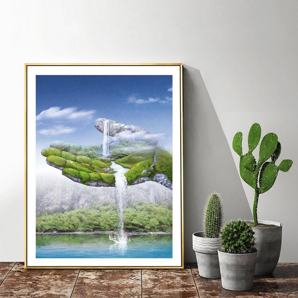 Алмазная картина Пейзаж 5D Алмазная картина Вышивка крестиком Алмазная вышивка Стразы Живопись