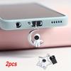 2pcs For Mobile Phone Dustproof Plug DIY Stereo Astronaut Star Moon Pendant Mobile Phone,mobile Phone Decorations