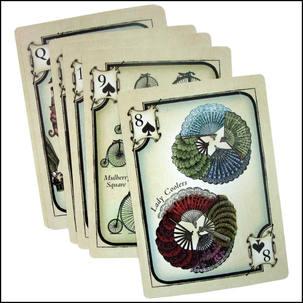 Hendrick's Gin Playing Cards Deck 9*6cm - Unusual Victorian Style Collector’s Cards with Cocktail Recipes Full 52-card Deck