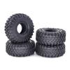 4PCS 1.9 Inch RC Crawler Rubber Tires for 1/10 RC Rock Crawler Traxxas TRX-4 TRX-6 Axial Scx10 90046 RC4WD RC Car