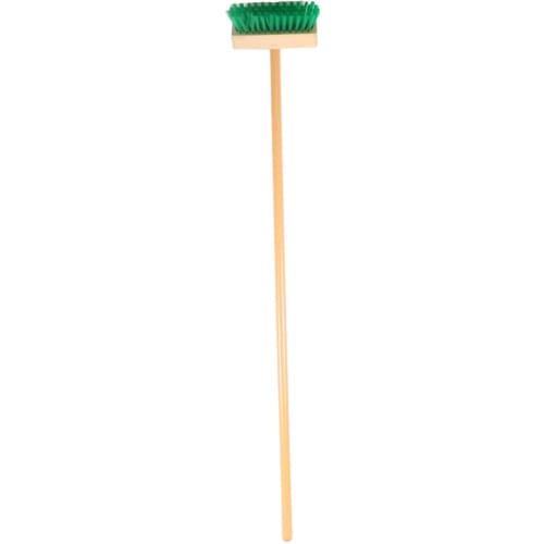 Nylon Deck Brush with Wooden Handle B