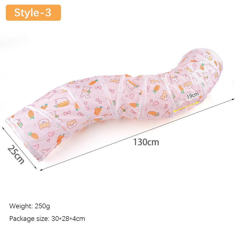 Складное кошачье гнездо Полиэстер+Стальная проволока Игрушка для питомца для веселой игры Веселый кошачий туннель Труба Кот