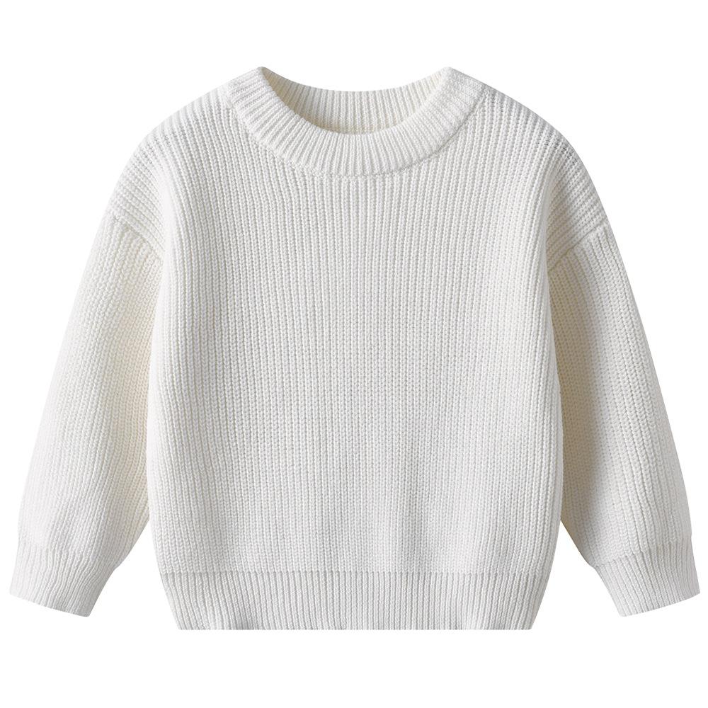 Осень и Зима Детские и Детские Пуловеры Базовые Вязаные Свитера Детские Свитера в Наличии Маленькие и Средние Детские Свитера