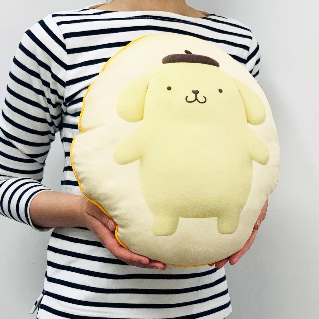 MORIPiLO Персонажи Sanrio Пумпурин Подушка для тела Микроткань Плюшевая игрушка Подушка для сна 30x40x10 см Желтый от Morishita Makura (Вырубленная подушка)