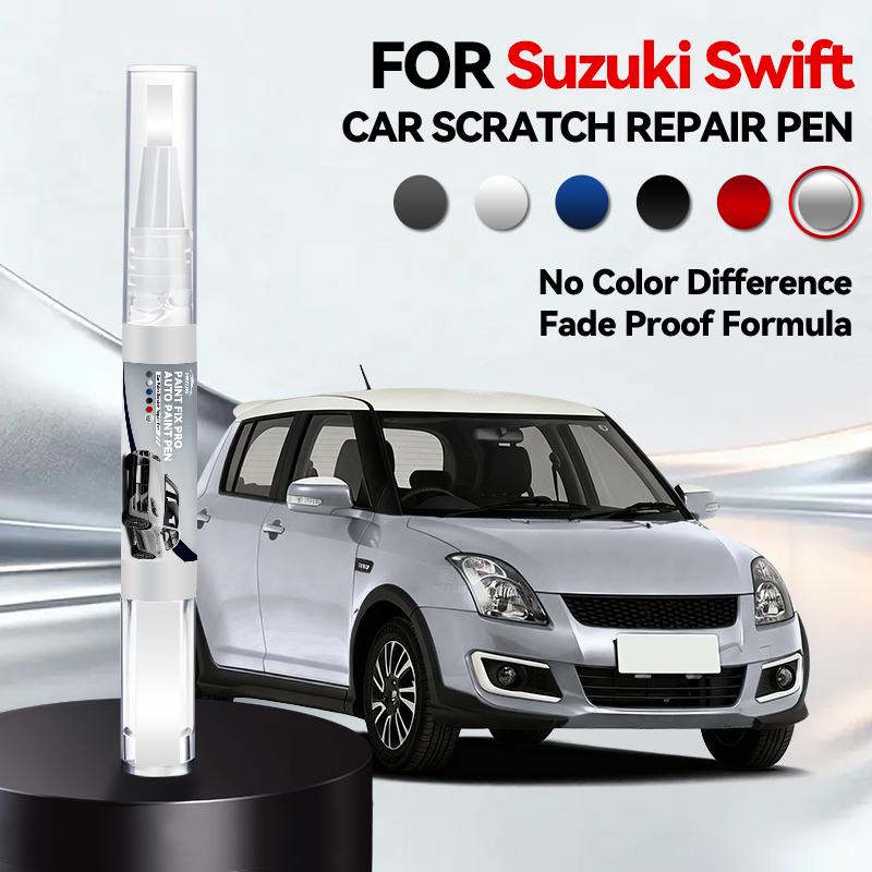 For Suzuki Swift Car Paint Repair Pen Touch Up Scratch Remover DIY Auto Accessories Black White Blue Red Silver Yellow Grey Pink