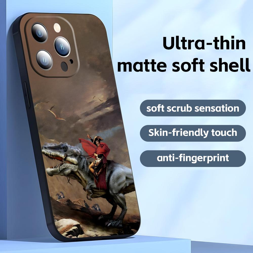 Renaissance Art Paintings Phone Case For iPhone17 16 16e 15 14 13 12 11 Plus Mini Pro Max Soft black Shockproof Cover