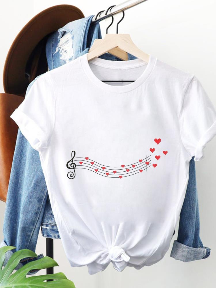 (Азиатский размер) тренд цветочный стиль милый одежда футболка женская мода футболка топ женский принт женская короткий рукав графические футболки