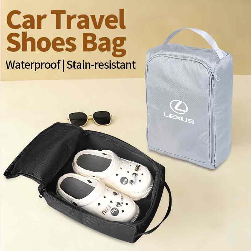 Car Sneaker Bag Sho Case Gym Sho Pouch Sports Sho Box Interior For Lexus UX250h RX450h CT200h RX400h NX300h RX350 RX300 GX ADR1