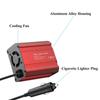 12 В в 220 В автомобильный инвертор с двумя USB-портами, быстрая зарядка, портативный автомобильный инвертор, модифицированная синусоида, автомобильный адаптер с розеткой ЕС