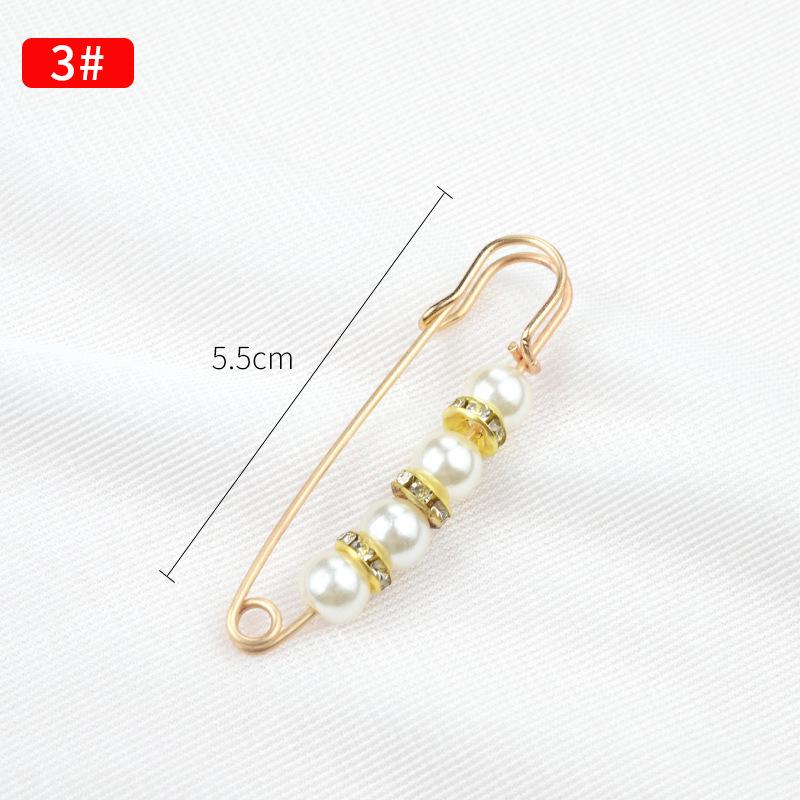 Булавка на талию с жемчужной летней брошью, пряжка для джинсов Anti-Exposure