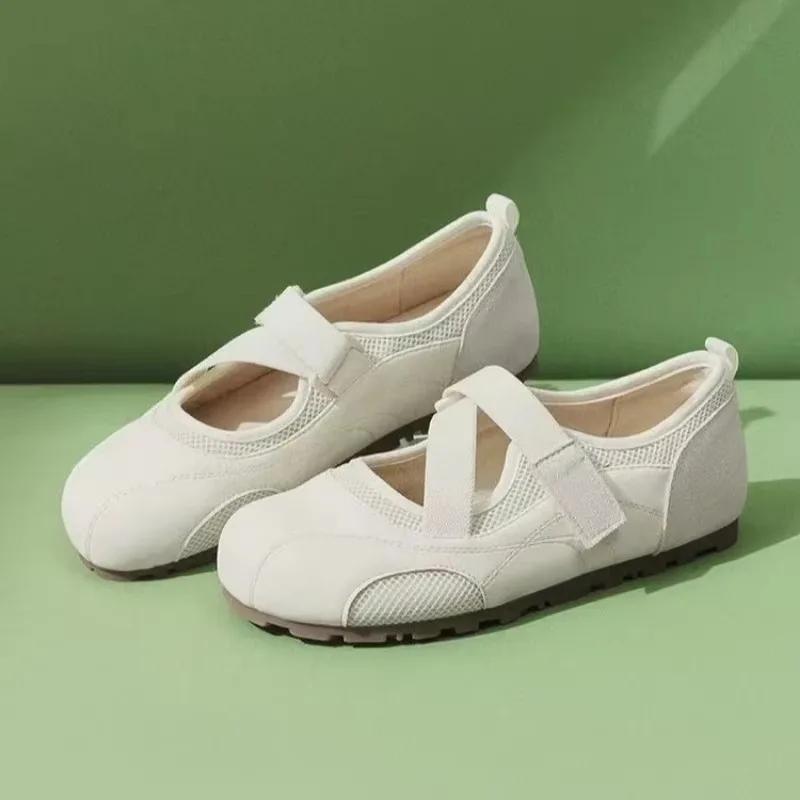 Fashion 2025 High Quality Shoes Female Basic Women's Flats Outdoor Casual Flats Women Round Toe Soft Bottom Ladies Shoes Zapatos Mujer