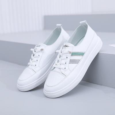 Поддержка обработки и кастомизации 2025 новая обувь для студенток-интернет-знаменитостей, универсальные кеды на плоской подошве с круглым носком из микрофибры, нескользящие