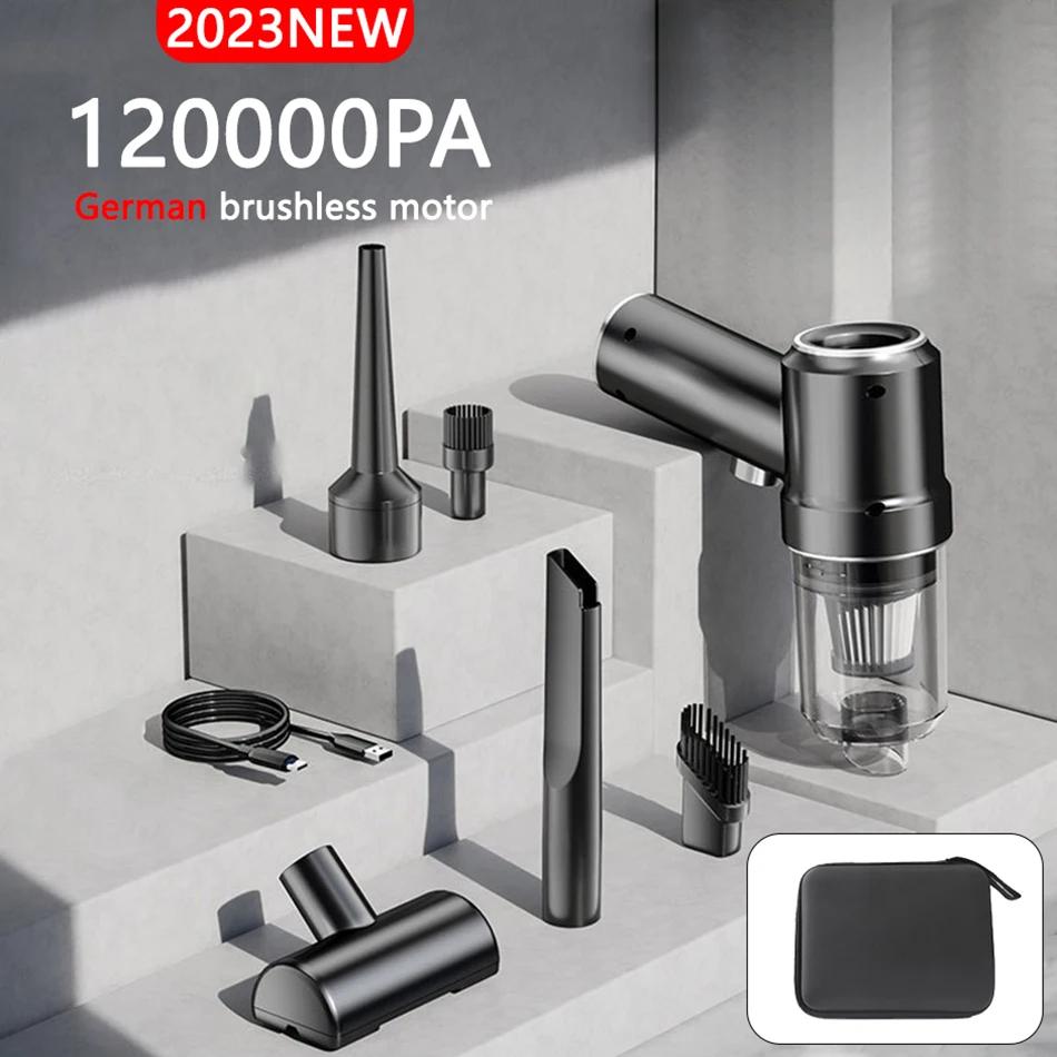 120000Pa 3 в 1 беспроводной автомобильный пылесос портативный ручной пылесос высокой мощности для автомобиля домашний офис очистка клавиатуры