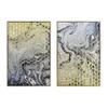 Cadre Décoration Murale - DKD Home Decor - Laqué Polystyrène - Abstrait - 2 Pcs - 60 X 90 Cm