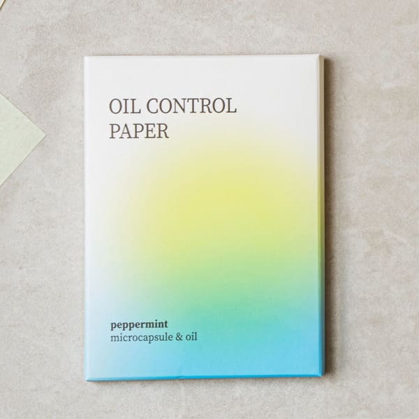 Mint Capsule Oil Paper 80 Sheets