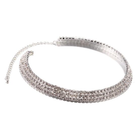 1 комплект, ожерелье, браслет, серьги, кольцо, геометрические стразы, ювелирные изделия, блестящий комплект ювелирных изделий для свадьбы