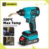 500℃ Пластиковый сварочный пистолет с быстрым нагревом, перезаряжаемый, эффективный, комплект для ремонта трещин в пластиковых бамперах автомобиля, для аккумулятора Makita 18 В