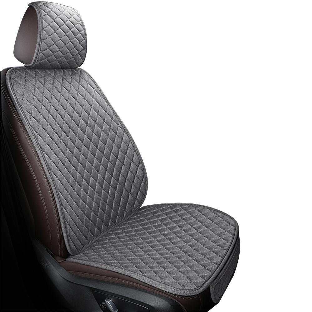 Универсальный льняной чехол на автомобильное сиденье, передняя и задняя подушки, удобный дышащий защитный коврик, автомобильные аксессуары для интерьера