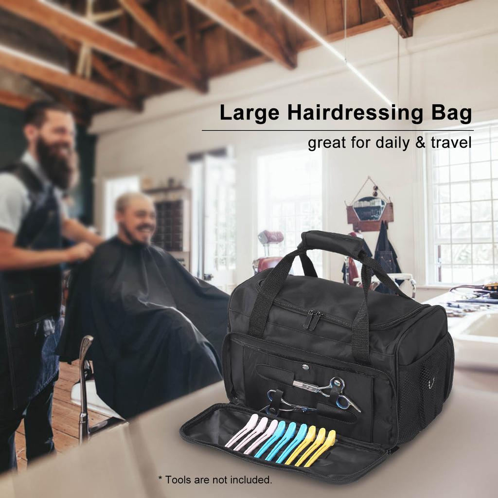 Парикмахерская сумка большой емкости для парикмахера, косметический органайзер, дорожная сумка для туалетных принадлежностей