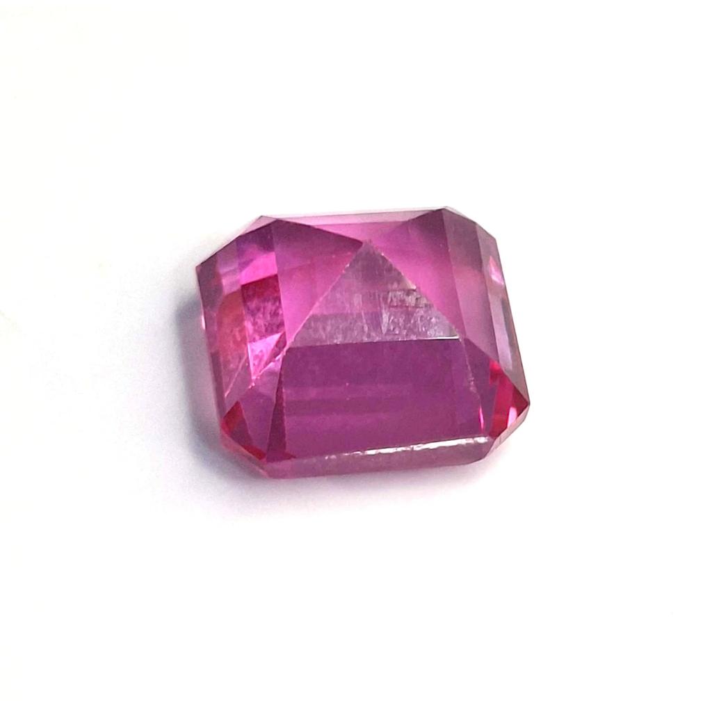 11-13 Ct Natural Pink Spinel Asscher Cut Fabulous Certified Loose Gemstone