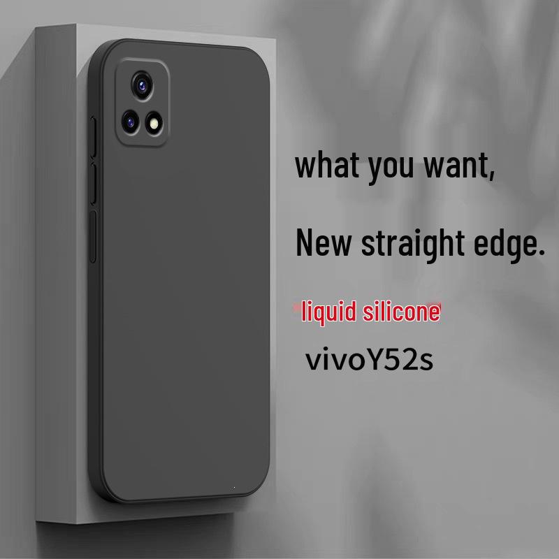 Чехол Vivo Y52s V2057A из жидкого силикона - Полное покрытие, защита от падений