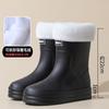 Rain Shoes Women's Platform Fashion Korean Version Short Tube Big Head Boots Four Seasons Outdoor Internet Celebrities Can Wear Non-slip Waterproof R