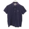 Made In Japan Short Sleeve Polo Shirt 38 Navy Fawn Women Used