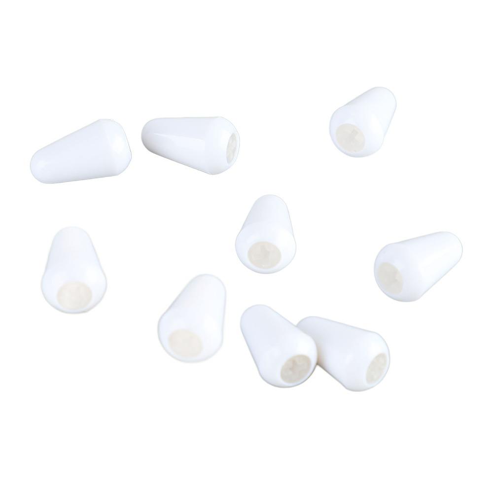 20PCS White/Yellow/Black Guitar Toggle Switch Tips Plastic Switch Knob Cap Guitar Accessories