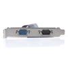 Настольная промышленная управляющая PCIe-адаптерная карта с 2 последовательными портами RS232