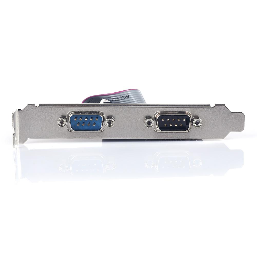 Настольная промышленная управляющая PCIe-адаптерная карта с 2 последовательными портами RS232