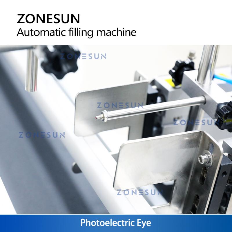 ZONESUN ZS-DTMPZ1 Magnetic Pump Bottle Liquid Filling Machine With Conveyor Juice Drinks Vial Packaging Production Filler Line