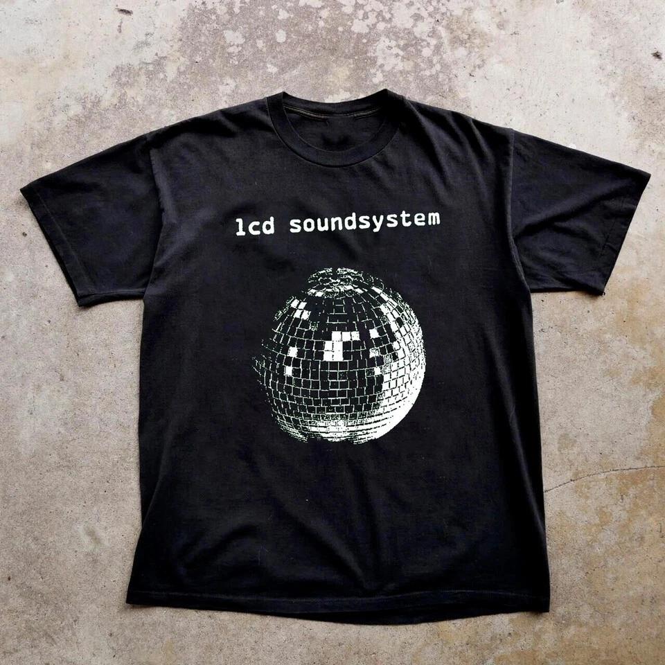 НОВЫЙ альбом LCD Soundsystem Подарок для фаната Черная Все размеры Унисекс футболка