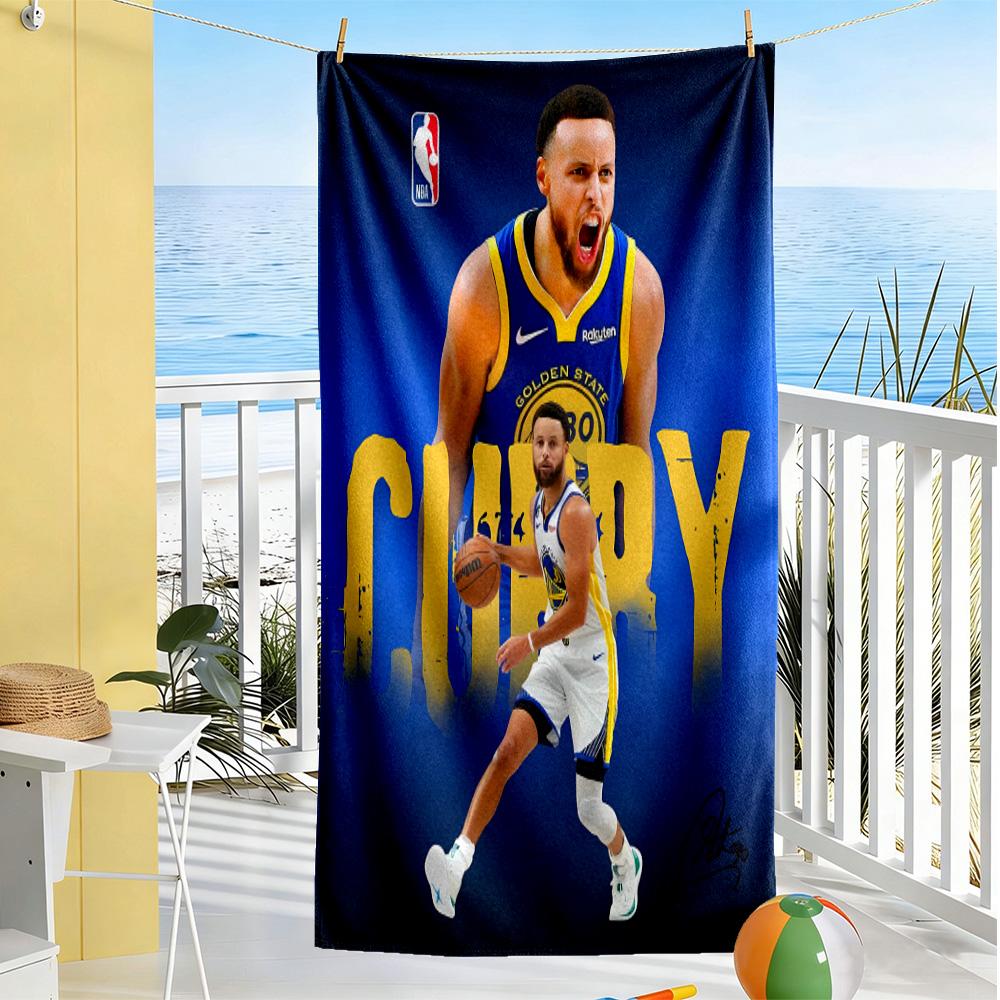 Golden State Warriors Curry Dynasty Beach Towel High Absorbency & Quick-Dry Comfortable Lightweight