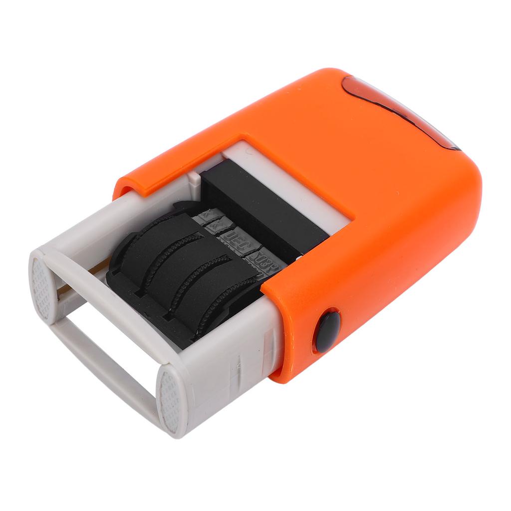 25x2.8mm English Date Stamp Clear Stamping Quick Drying Adjustable Date Stamp for Study Work Life