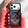 Oni Hannya Demon Mask Phone Case for iPhone 17 Air 16e 15 14 13 Pro Max Back Cover for 12 11 Pro Coque