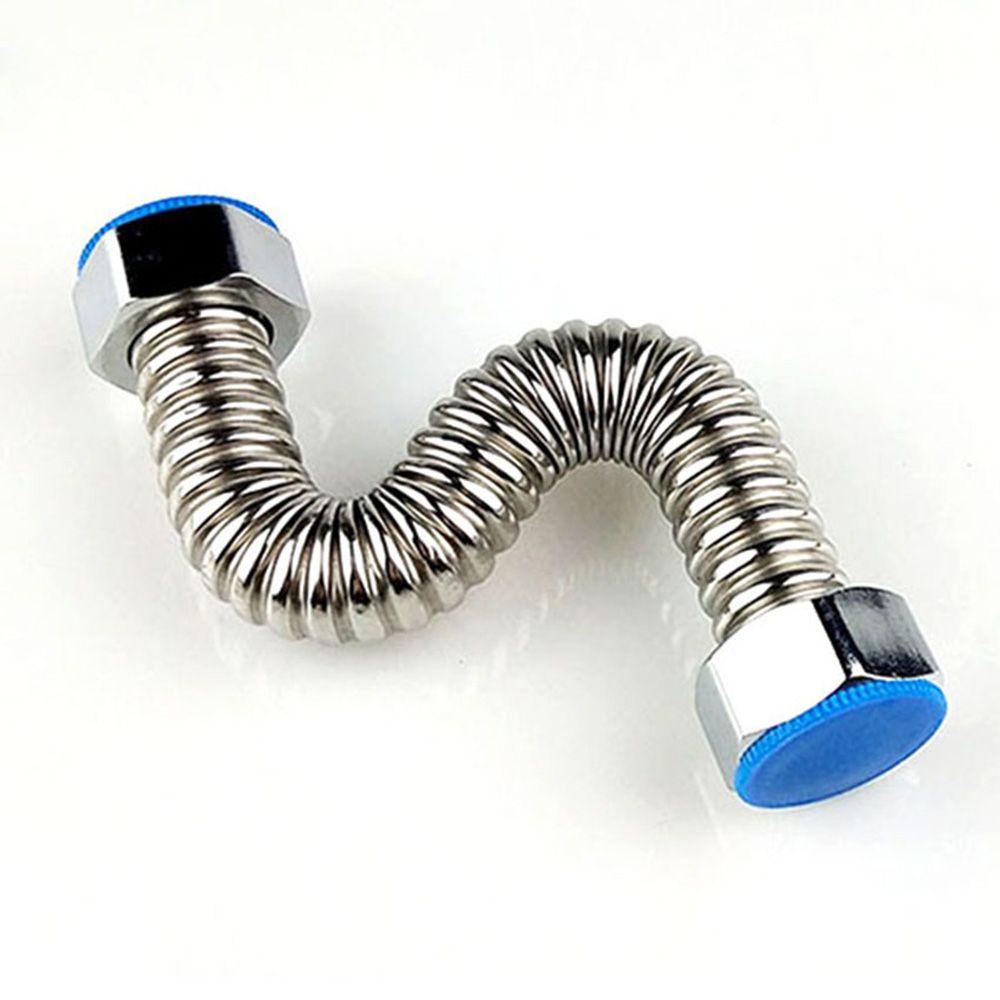 G1/2" Metal Durable Extendable Home Water Heater Connector Hose Tube Plumbing Corrugated Pipe