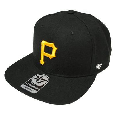 Кепка-snapback Forty Seven 47 Pittsburgh Pirates Sure Shot Captain, черная