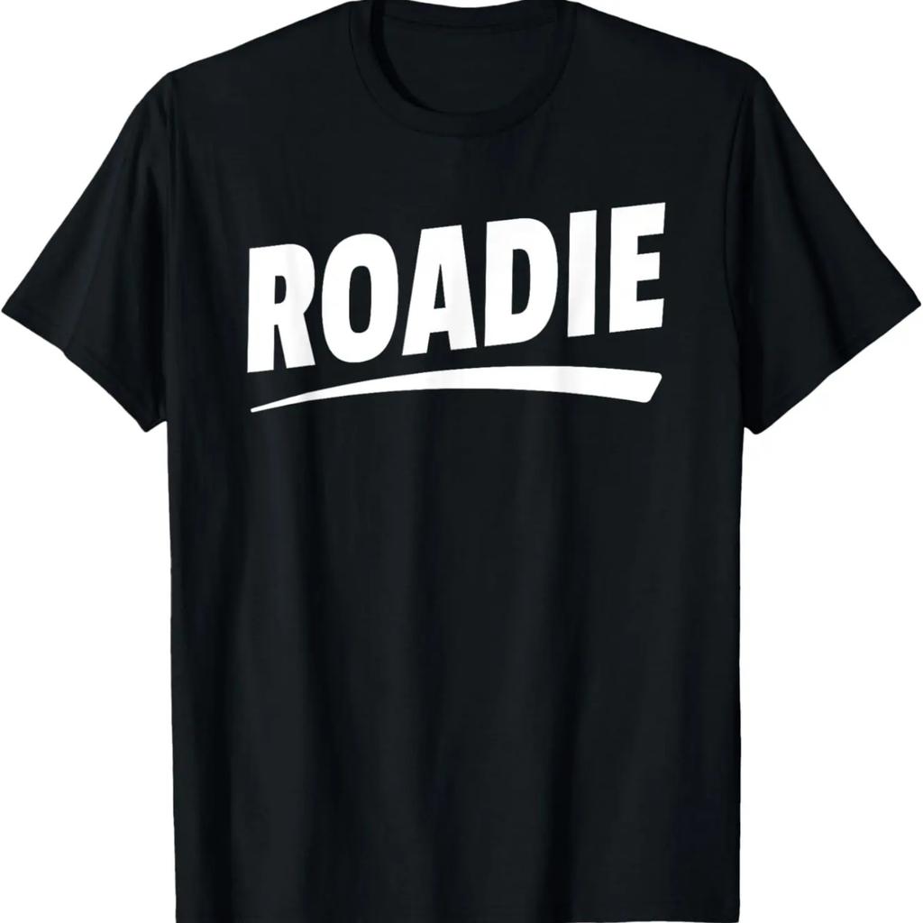 Roadie Shirt (Front Print Only) White Text T-Shirt