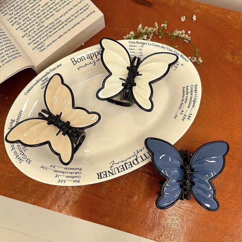 Модная элегантная заколка для волос в виде бабочки для женщин, темпераментные аксессуары для волос для девочек, милые и симпатичные индивидуальные головные уборы