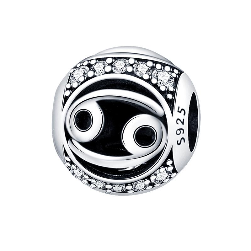 100% Медь 12 Знаков Зодиака Серия Абакус Шармы Бусины Подходят Пан Оригинальные Браслеты DIY Ювелирные Изделия Изысканное Изготовление Подарки