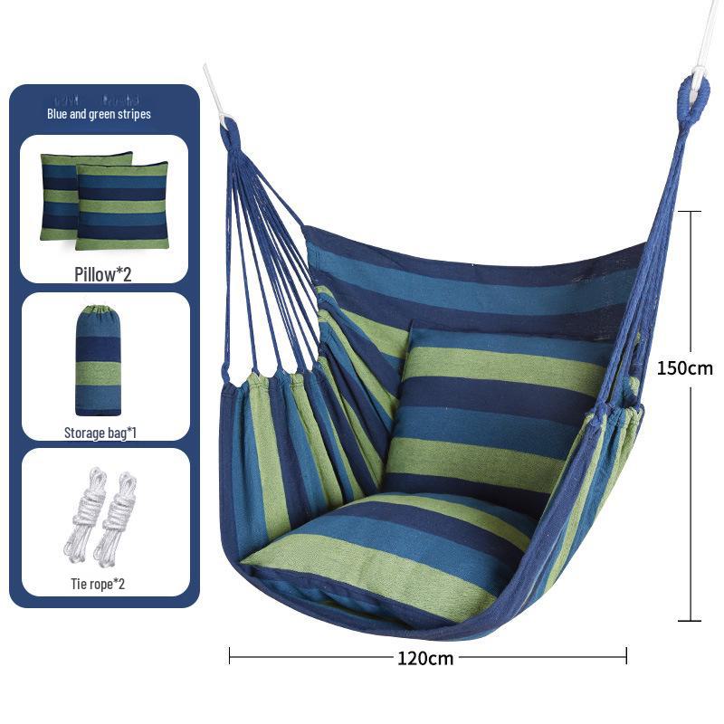 Versatile Hanging Chair for Dorms, Hammocks, and Courtyards - Indoor/Outdoor Swing