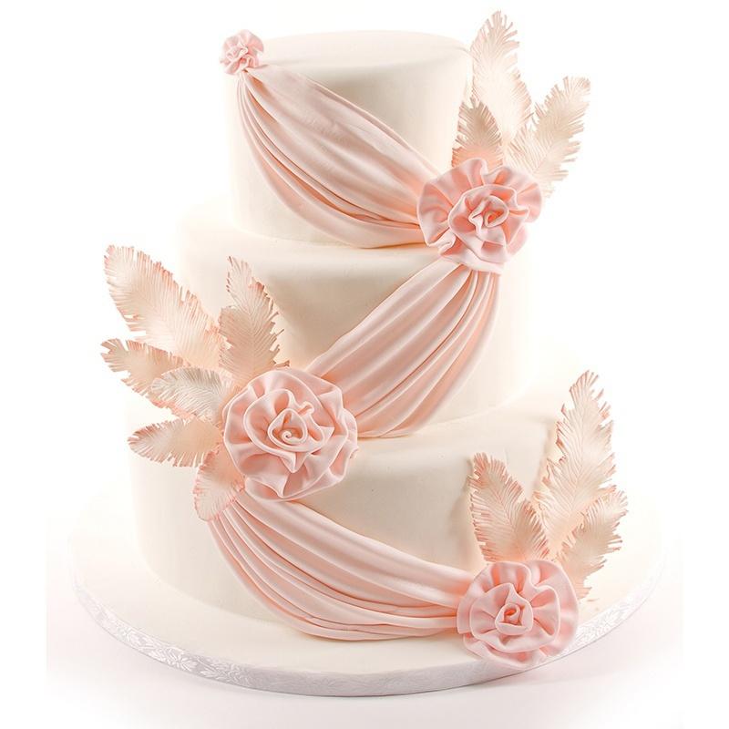 3Pcs/Set Wing Feathers Plastic Grain Mold Fondant Cake Decorating DIY Tool Sugarcraft Cupcake Kitche