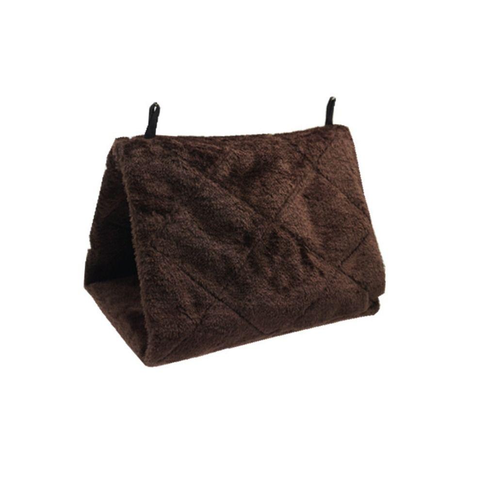 Спящая счастливая плюшевая птичья хижина, игрушка, подвесная пещера, кровать, гамак для домашних животных, палатка для попугая, треугольное гнездо