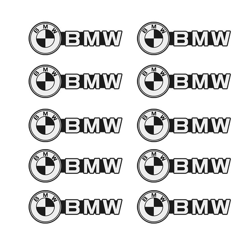 5/10Pcs 3D Aluminum Car Audio Stereo Speaker Badge Emblem Sticker For BMW E92 X3 M E62 E91 Performance E90 E34 X5 X6 E53 E61 E93 FQ3