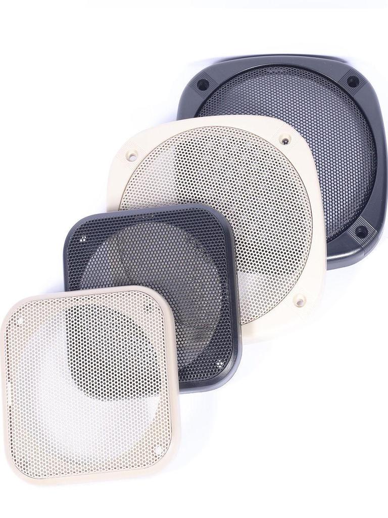 4-inch Square Speaker Grille Frame - Decorative Dust Cover for Car Audio DIY