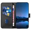 YX0070 For Samsung Galaxy S25 Ultra Wallet Case Carbon Fiber Texture Leather Cell Accessories Phone Cover