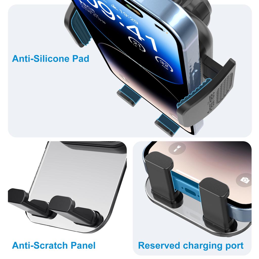 ML211 Strong Suction Car Phone Holder Dashboard Windshield Adjustable Extendable Mount Bracket