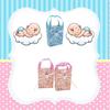 12pcs Baby Shower Gift Bags For Guests Candy Cookie Souvenir Packaging Box Boy Girl Gender Reveal Party Decoration Supplies