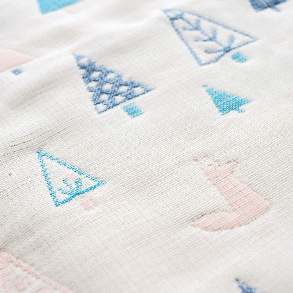 Мягкий и пушистый марлевый детский плед 6-слойный "Minoki"